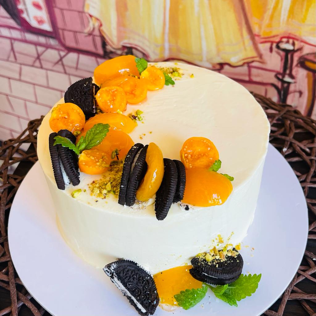 Tort cu mascarpone si caise